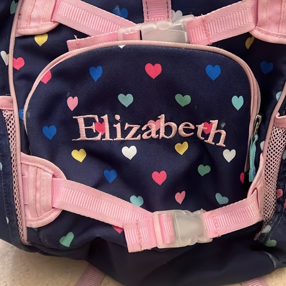 Pottery Barn Kids Mackenzie Laptop Large Backpack and Pencil Pouch - Picture 2 of 13